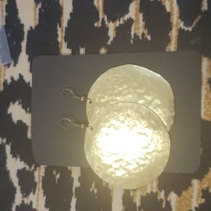 5/$100 THANDMADE EARRINGS HANDCRAFTED CIRCLE BANGLES GOLD COLOR